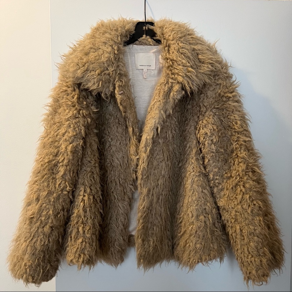 Rebecca Taylor faux fur jacket